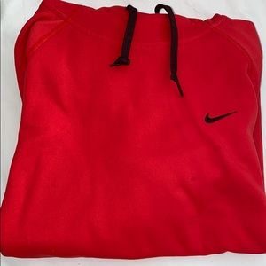 Red nike hoodie